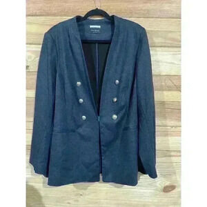 Lane Bryant “The Bryant Blazer” in Blue Ponte Knit,size 26